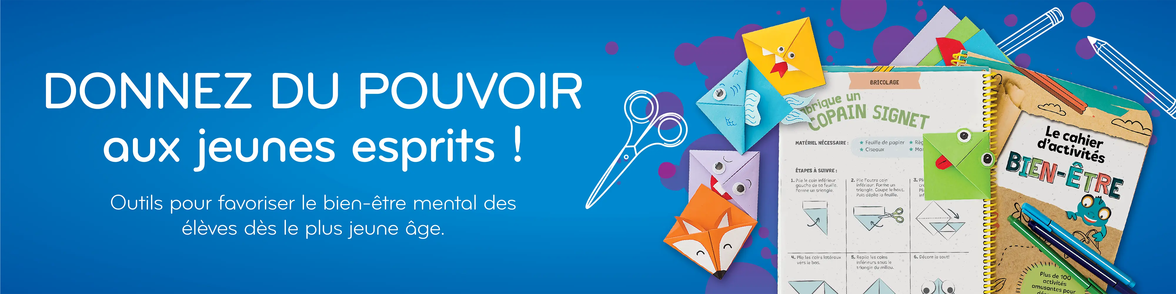 Outils pour favoriser le bien-être mental des élèves dès le plus jeune âge. 