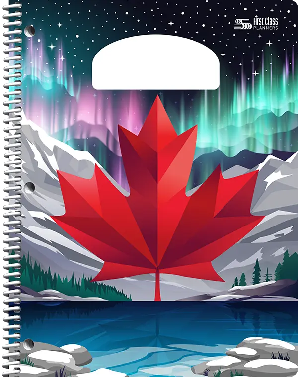 Choix de couvertures d’agendas scolaires PiQ Plein potentiel Standard – Nord fort