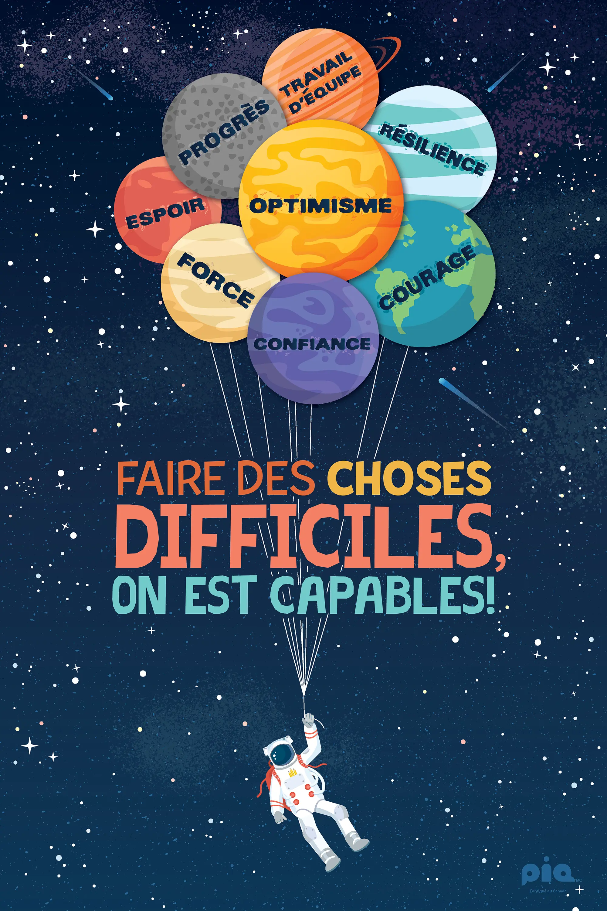 Faire des choses difficiles, on est capables